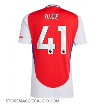 Arsenal Declan Rice #41 Maglia Gara Casa Repliche 2024-25